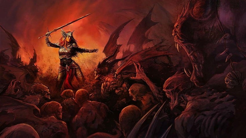 Baldur’s Gate character portraits wallpapers.