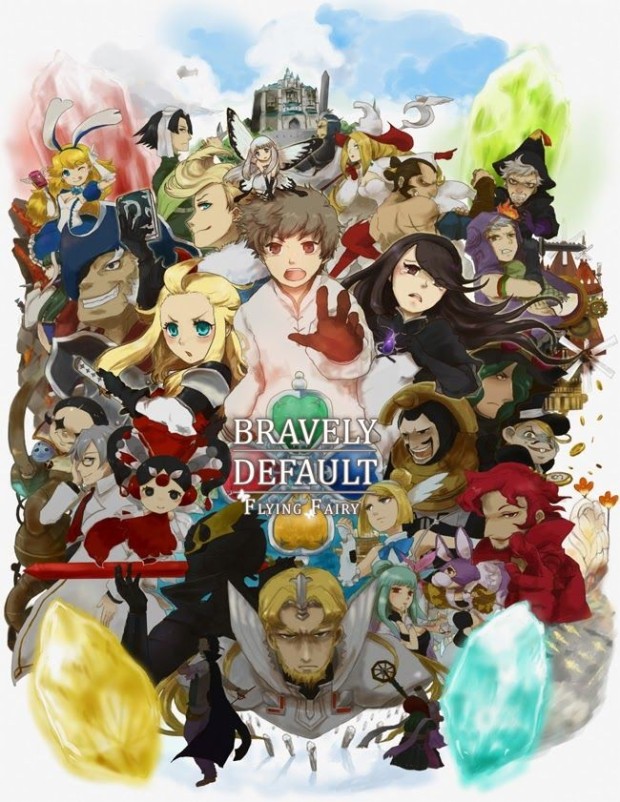 Bravely Default fantasy wallpaper designs