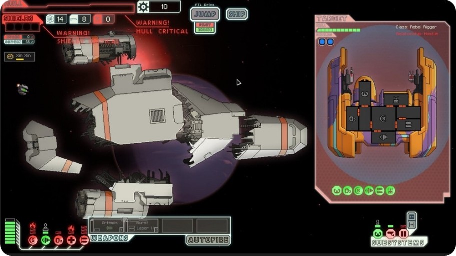 breathtaking FTL: Faster Than Light graphics