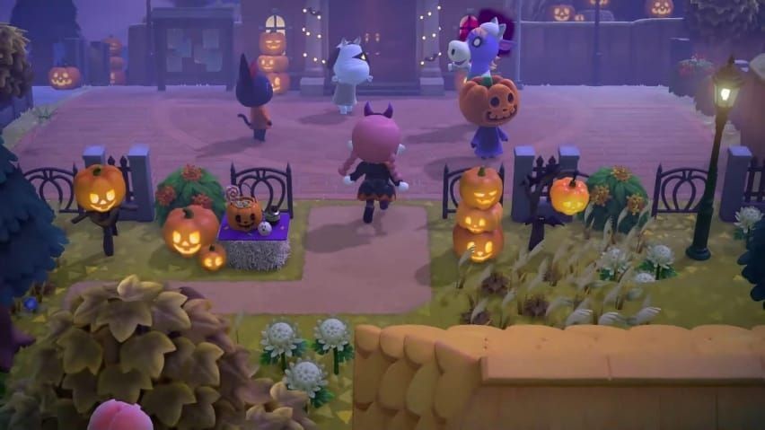 colorful Animal Crossing: New Horizons digital backgrounds