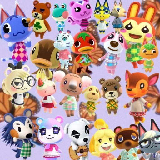 colorful Animal Crossing wallpaper backgrounds