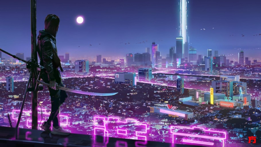 Cyberpunk background images