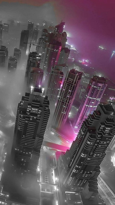 Cyberpunk city wallpaper