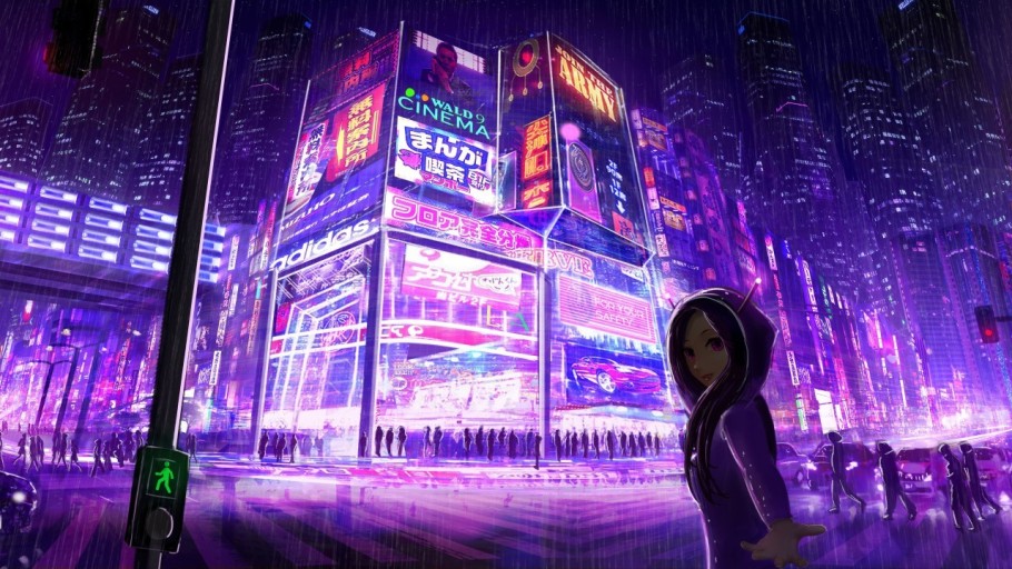 Cyberpunk wallpaper art