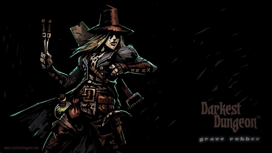 Darkest Dungeon character art backgrounds