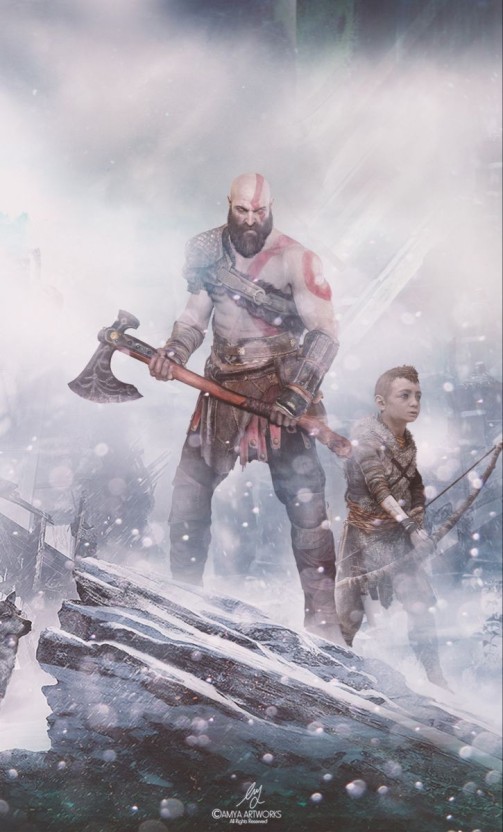 downloadable God of War wallpaper