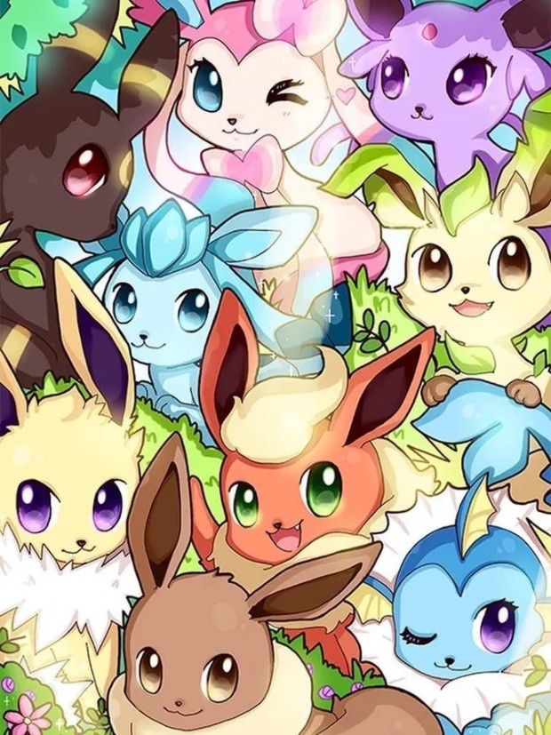 Eevee landscape wallpaper