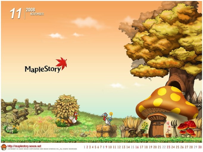 fantasy MapleStory wallpaper features