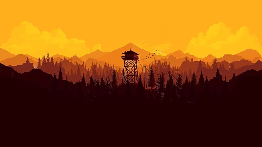 Firewatch fan art wallpaper