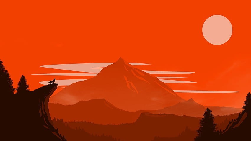 Firewatch mobile wallpaper