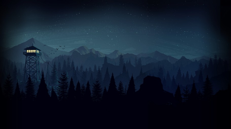 Firewatch nature wallpaper