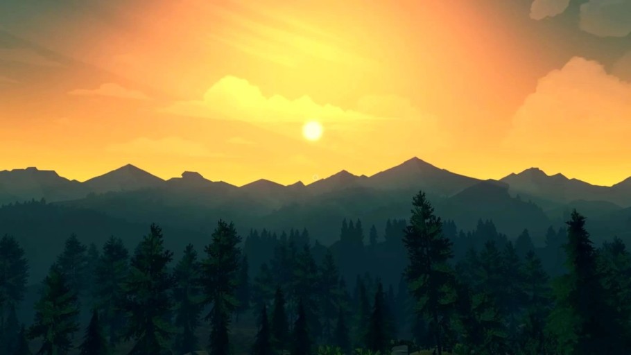 Firewatch scenery wallpaper