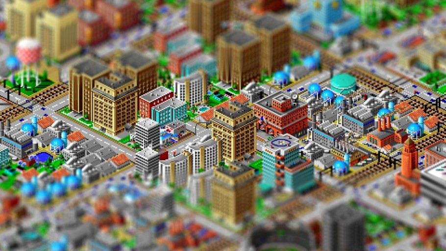 high-resolution SimCity wallpaper