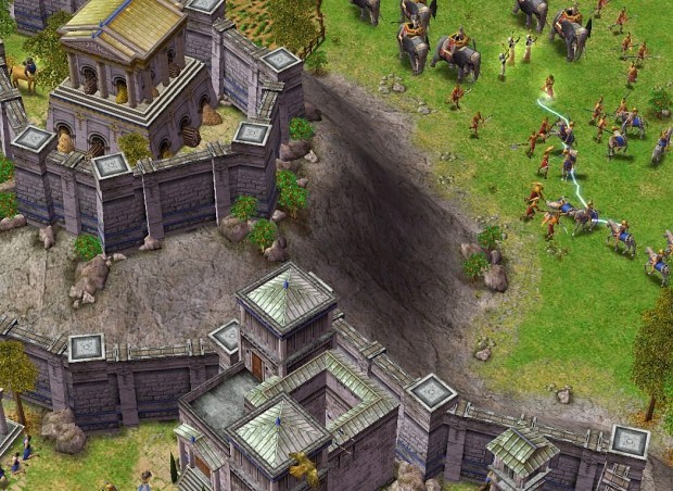 iconic Age of Mythology scenes wallpaper