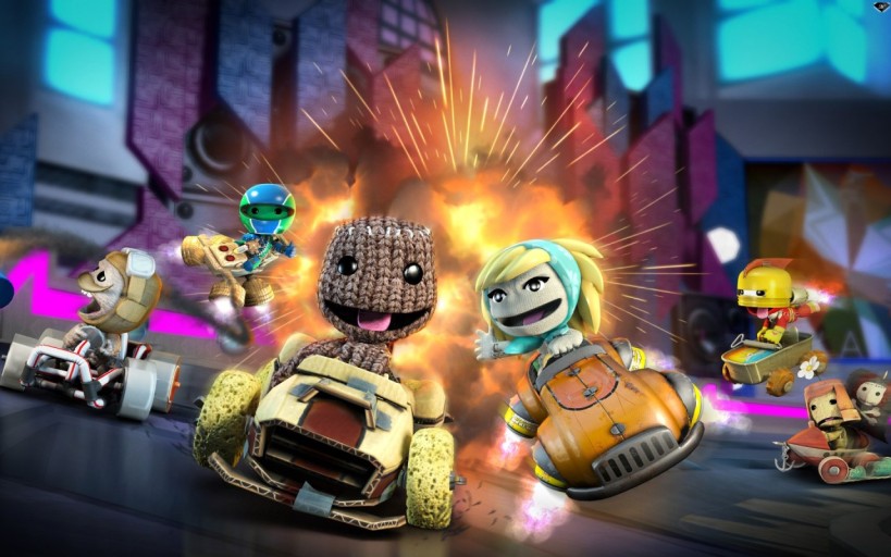 iconic LittleBigPlanet scenes wallpaper.