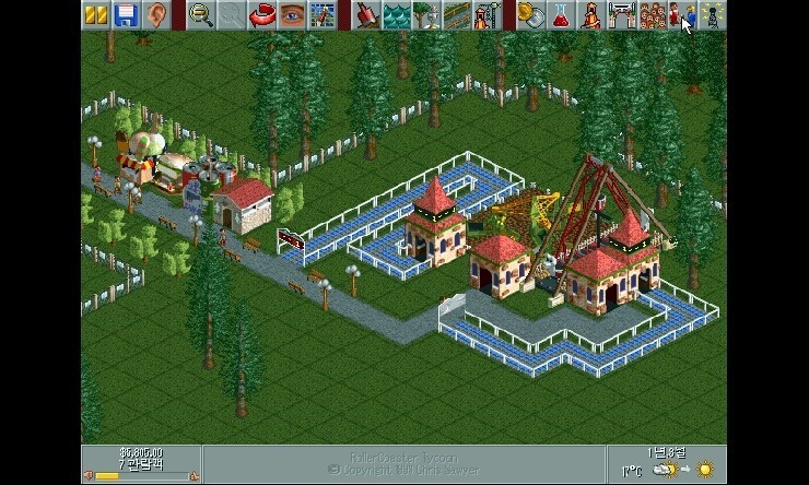 iconic RollerCoaster Tycoon image wallpapers.