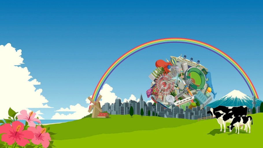 Katamari Damacy background images