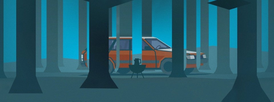 Kentucky Route Zero minimalist background