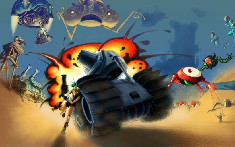 Metal Slug artwork for mobile screens