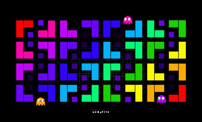 mobile-friendly Pac-Man wallpaper