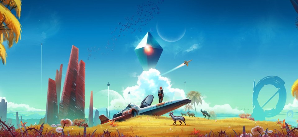 No Man's Sky game backgrounds