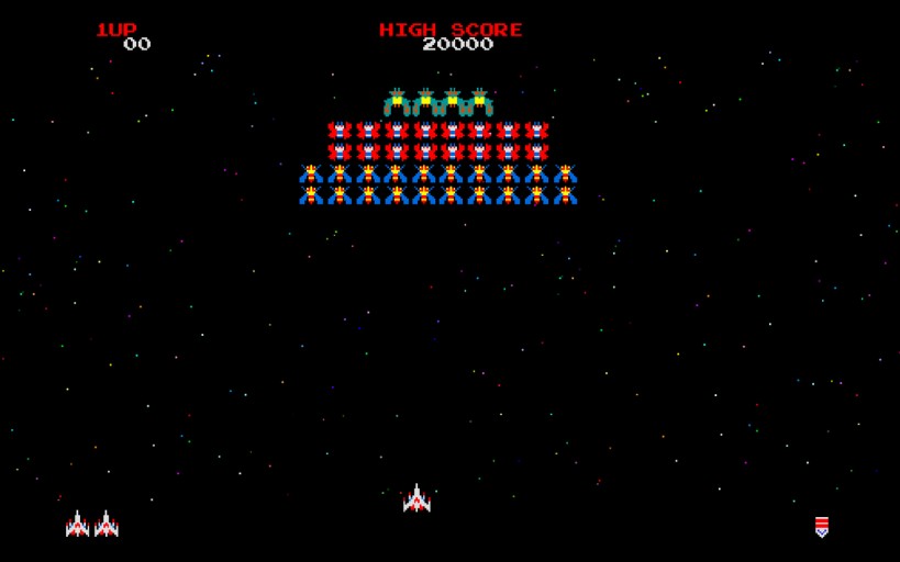 nostalgic Galaga wallpaper