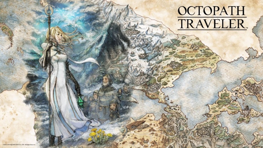 Octopath Traveler art wallpaper