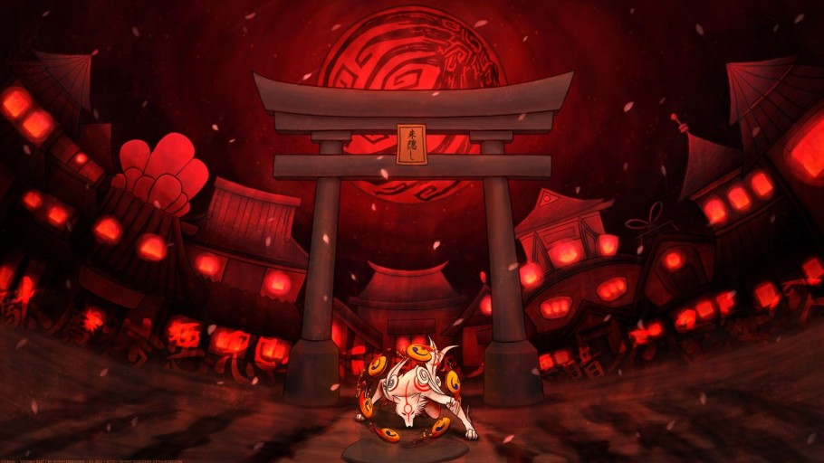 Okami wall art backgrounds