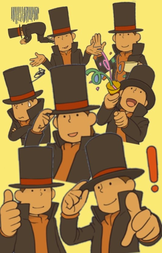 Professor Layton themed wallpapers