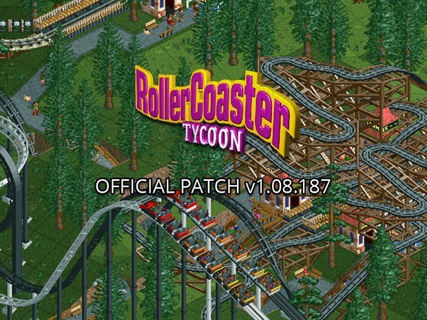 RollerCoaster Tycoon park-themed backgrounds