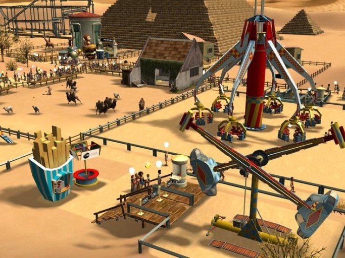 RollerCoaster Tycoon scenery wallpapers