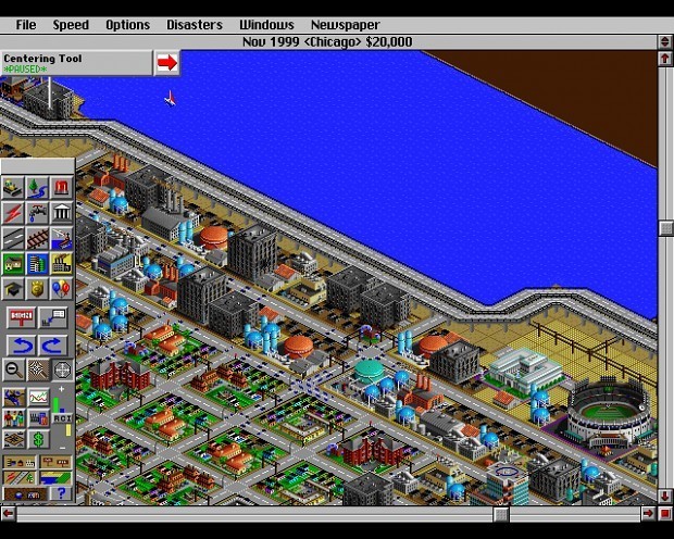 SimCity 2000 art wallpaper