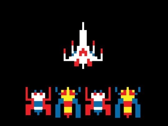 stunning Galaga wallpaper options