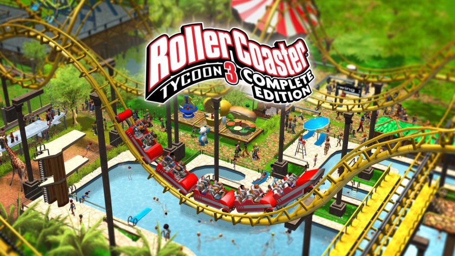 stunning RollerCoaster Tycoon wall art