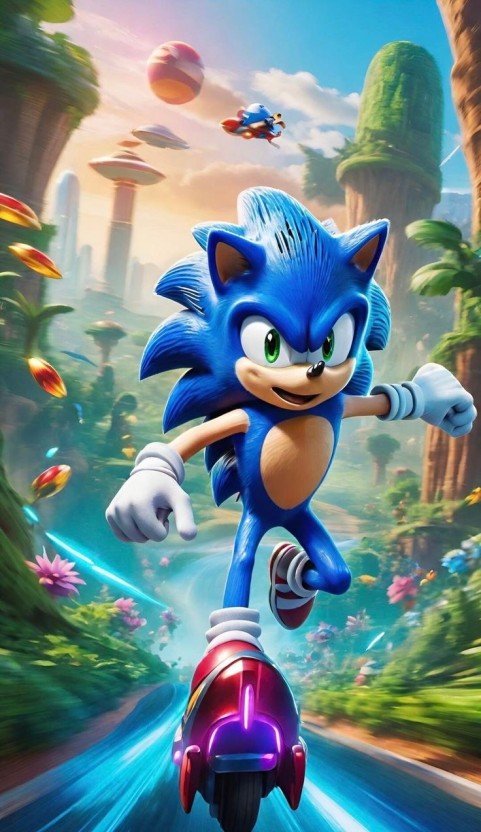 Super Sonic background