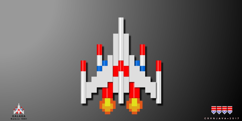 unique Galaga wallpaper ideas