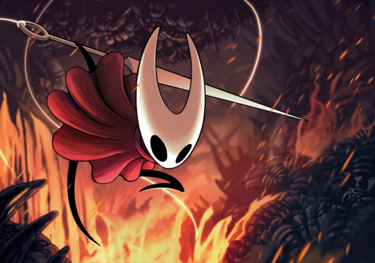 vibrant Hollow Knight artwork