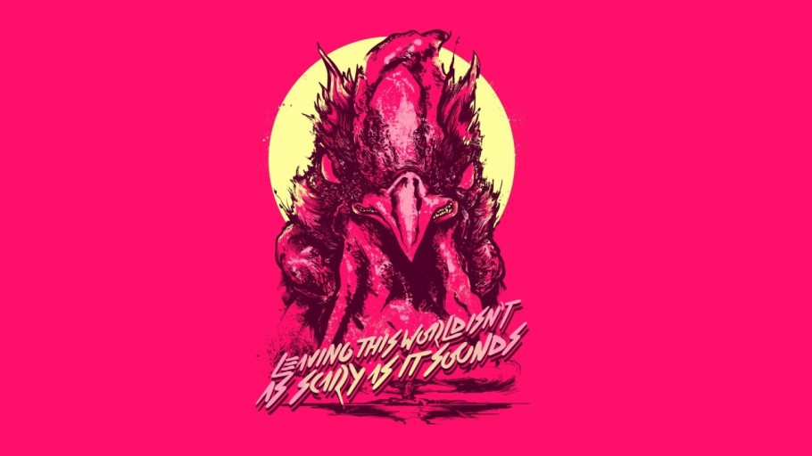 vibrant Hotline Miami wallpaper themes