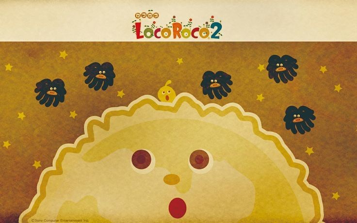 vibrant LocoRoco character wallpapers