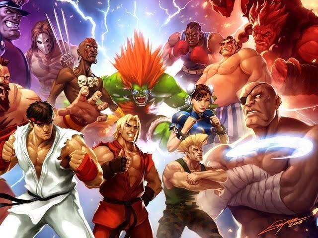 vibrant Street Fighter wallpaper designs